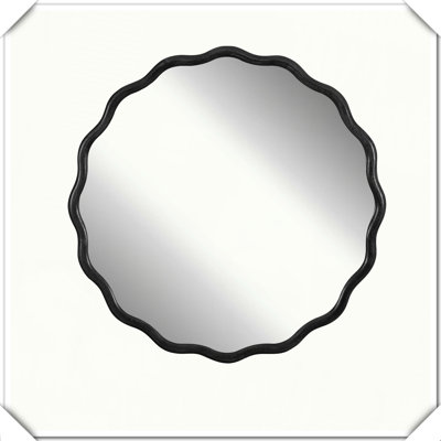 Miroir de meuble-lavabo mural en bois massif