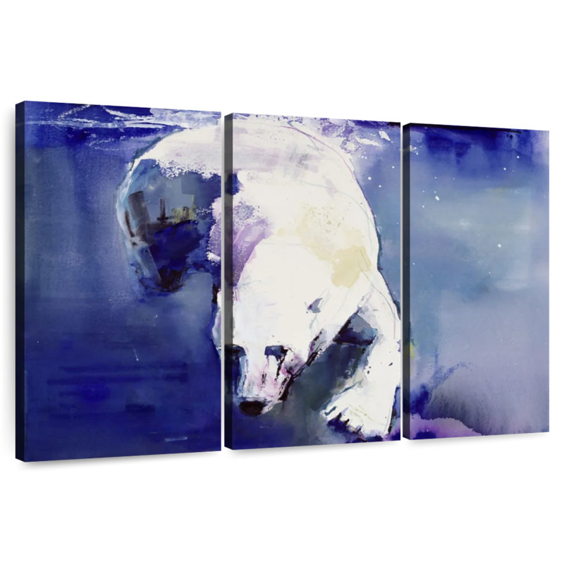 Brampt Underwater Bear, 48" H x 74" W