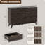Commode à 6 tiroirs Donati, commode en bois l 47,2 po-1448721071