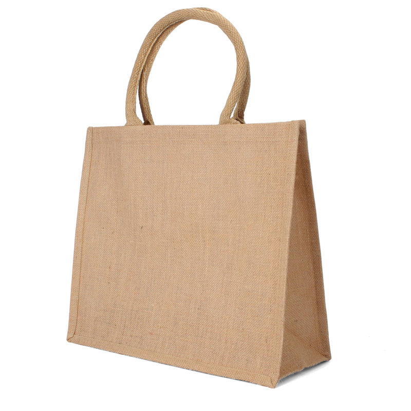 Milltown Merchants - Sacs fourre-tout en jute / toile de jute - paquet de 12 - grand