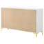 Cette commode et cette commode combinent un design de rangement divisé avec un support stable pour garder les objets bien rangés-786684332