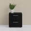 Diamone Manufactured Wood Bedside Table-741799833