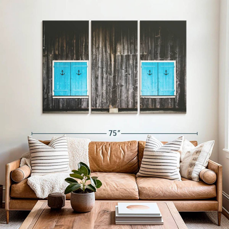 Lilie Nautical Windows, 42" H x 65" W