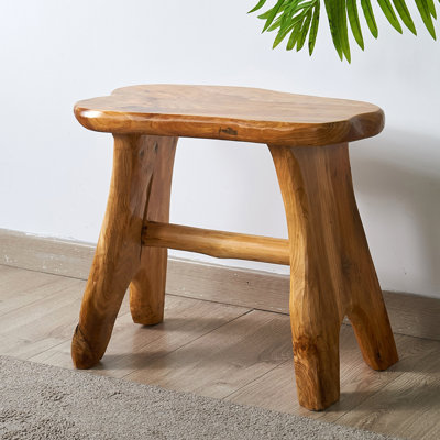 Solid Wood Accent Stool