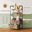 118cm H x 58cm W Metal Bookcase