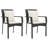  Garden Dining Set Black