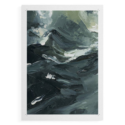 Perdus dans la mer I - Impression sur toile seulement - NON-CADRE