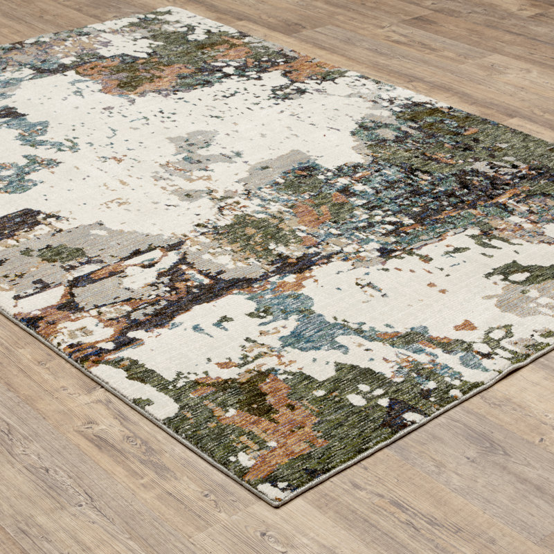 Tapis ivoire Ronny, Rectangle 5 pi 3 po x 7 pi 3 po