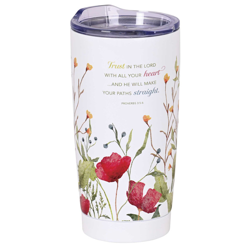 Gobelet Floral Mom Trust In Lord 20 oz
