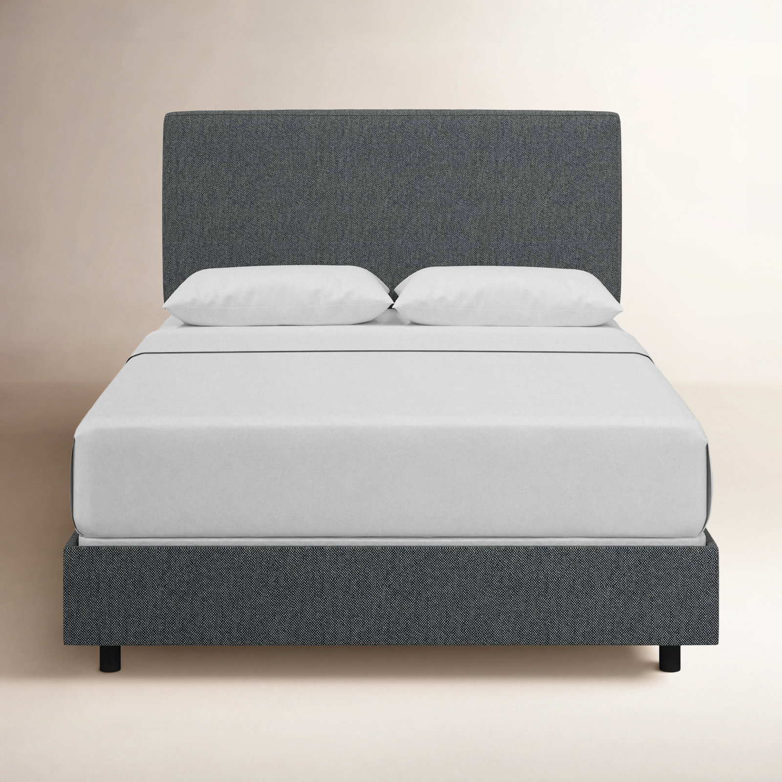 Marquise Upholstered Bed, King, Milsap Navy Sustain Tweed