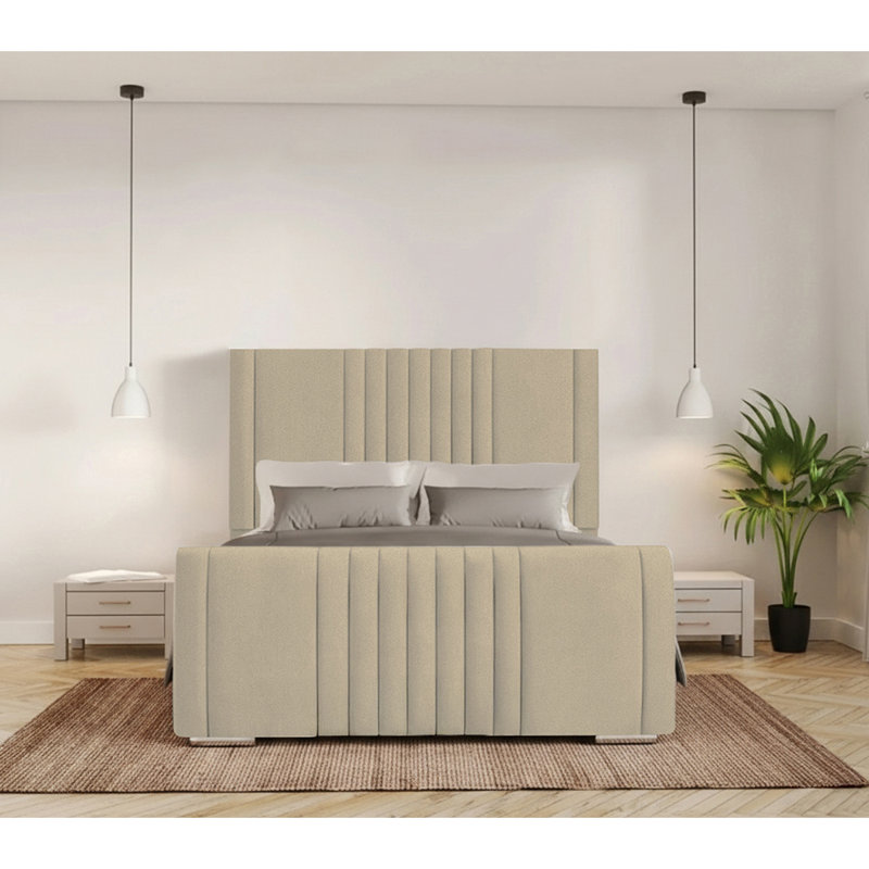 Ganador Upholstered Bed, Coffee, Super King (6')