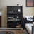 35.5-inch Solid Carbonized Ash Wood Pantry Cabinet