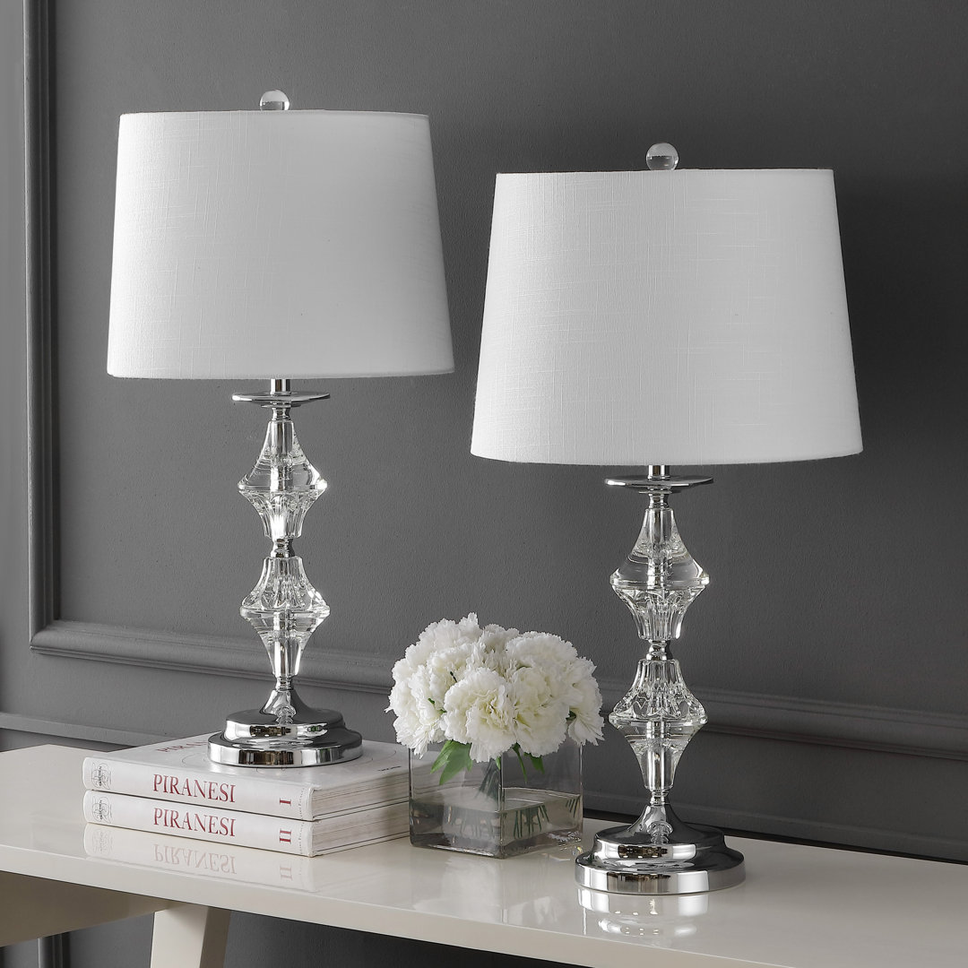 Larios Crystal Table Lamp (Set of 2) House of Hampton®