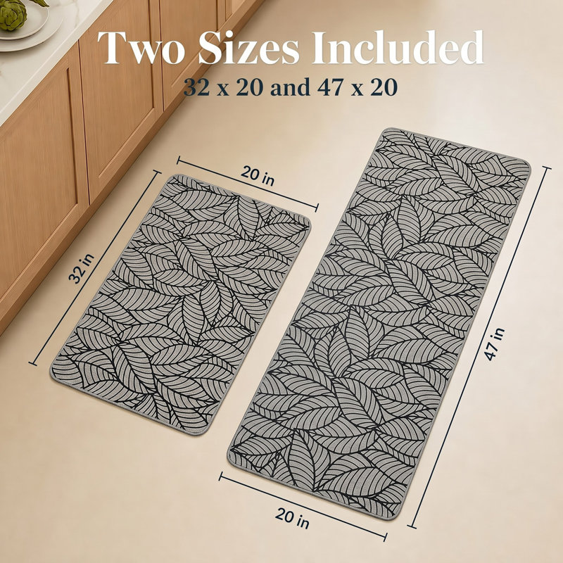 Tapis de cuisine Jungle, Noir