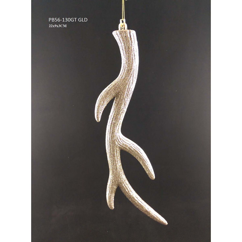 Figurine suspendue antler paillettes