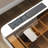 Standing desk with built-in outlet, glass top-402262798-402203776