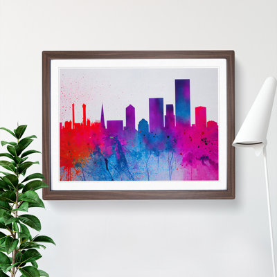 Skyscraper Skyline Vol.1 Abstract - Framed Print