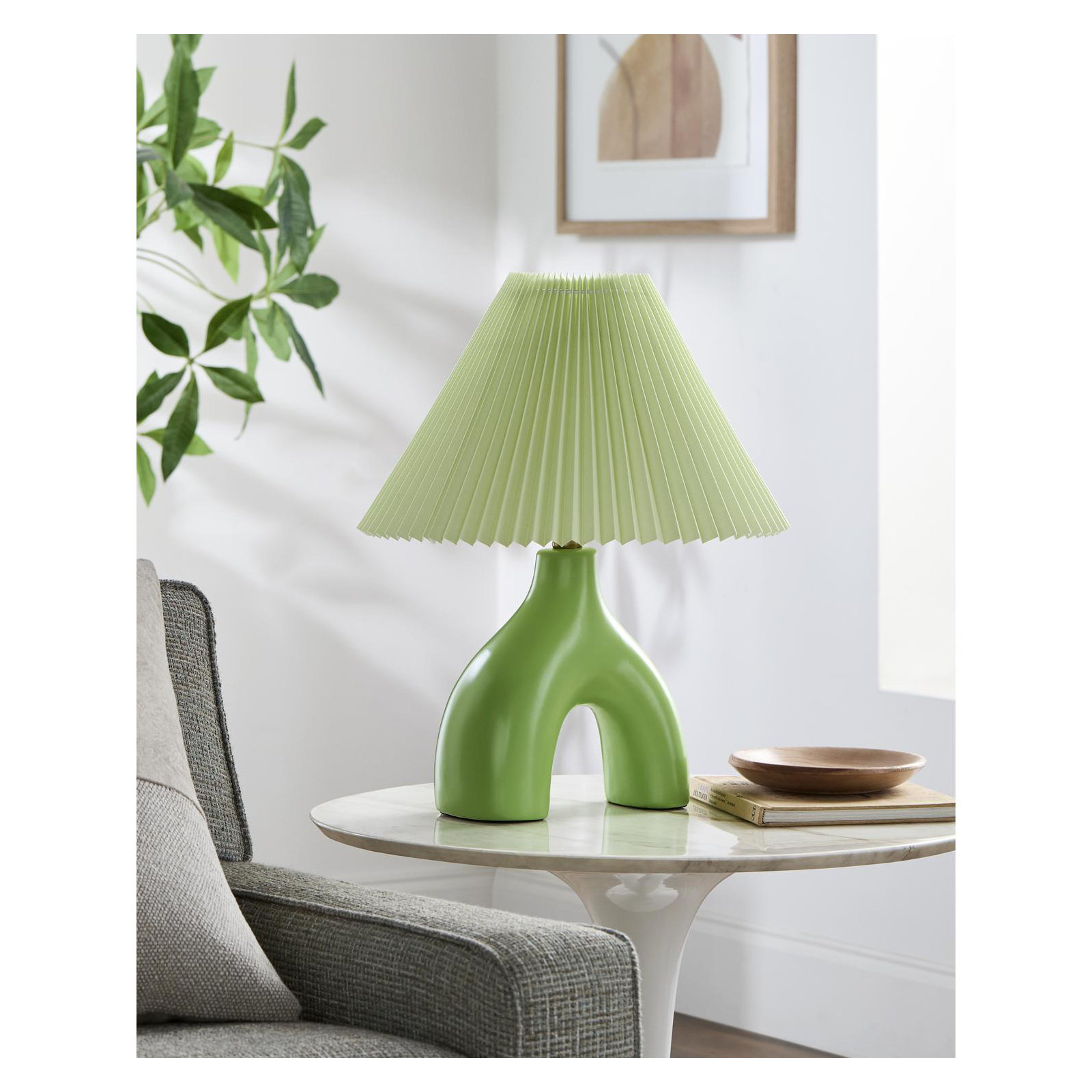Celes Table Lamp, Grass Green, Green