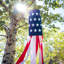 Manche à air à imprimé brodé US Stars and Stripes-1469323139-1469323164