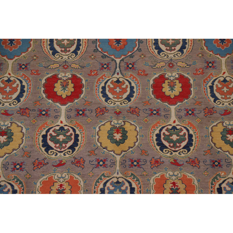 Tapis entièrement fabriqué à la main Kazak