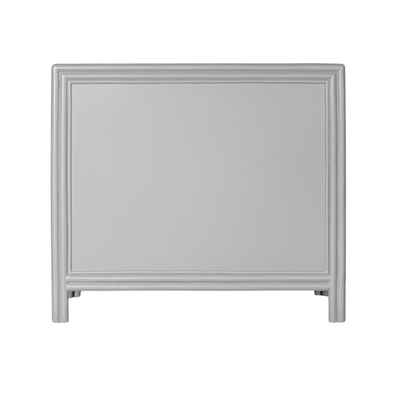 Aruba 4 - Drawer Nightstand, Light Gray