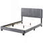 Grand lit contemporain gris pour plus de confort