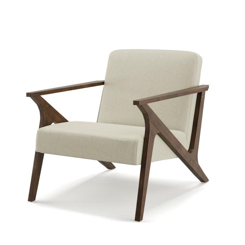 Fauteuil d'appoint Glenwillow Home, Beige Tussah