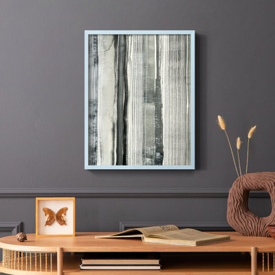 Impression encadrée «Differing Parallels II» - bois massif