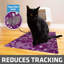 Tapis de litière original pour chat, contient les dégâts de la boîte, protège les planchers, résistant à l'urine, lavable à la machine, doux pour les pattes de chat, absorbant, imperméable (20 po x 28 po) (prune) (fabriqué aux États-Unis)-59751443