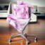 Texture de verre fractal rose et blanc - coussin imprimé abstrait-30618785-30618781