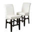 Tabourets de comptoir contemporains en cuir, chaises de salle à manger ivoire avec décoration cloutée, ensemble de chaises de salle à manger rembourrées de 2,25 pouces convenant à la cuisine / chambre à coucher / salle à manger