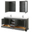 Ensemble de meuble-lavabo double 80 "avec miroir Deborah-97812485-97812490-97812537