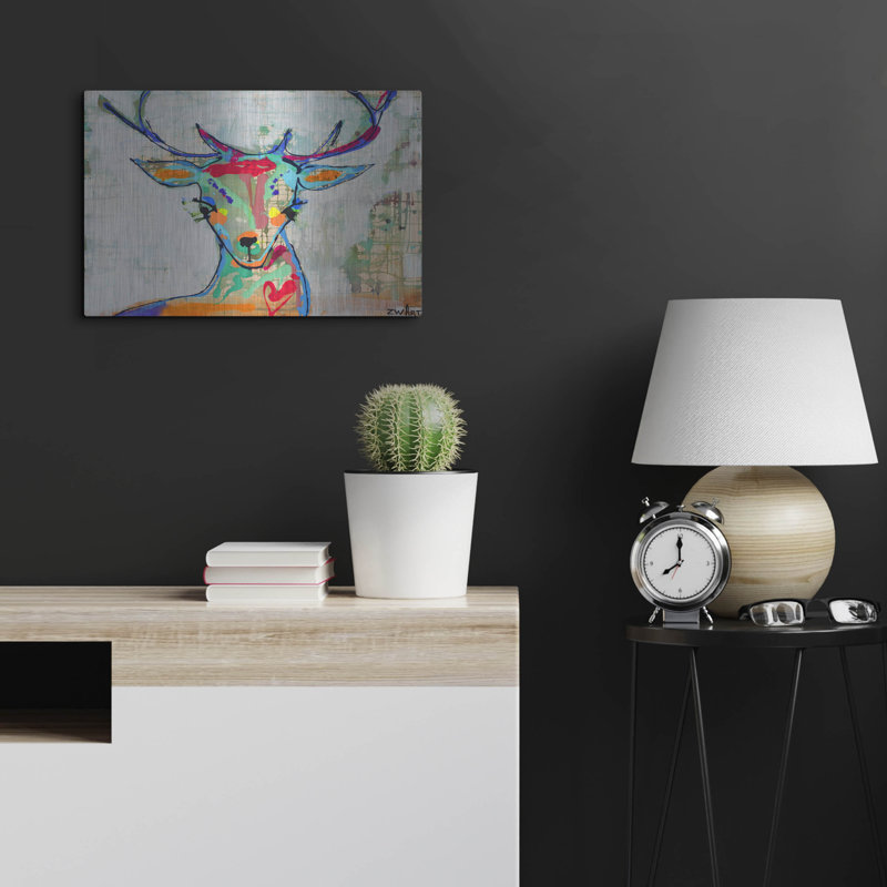 «Deer Mist» par Zwart, H 16 po x l 24 po