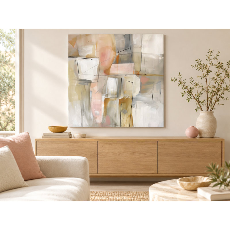 Soft Composition Wrapped Canvas Wall Art, 30"W x 30"H x 1.5"D