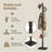 Trikomou Solid Wood 8-Hook Freestanding Coat Rack-1440958482