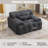 Kapedes Tufted Upholstered Oversized Accent Chair-947622011