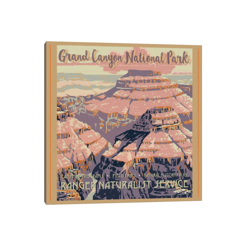 Grand Canyon National Park Graffi 1 Piece Wrapped Canvas Wall Art, 30.48 cm H x 30.48 cm W