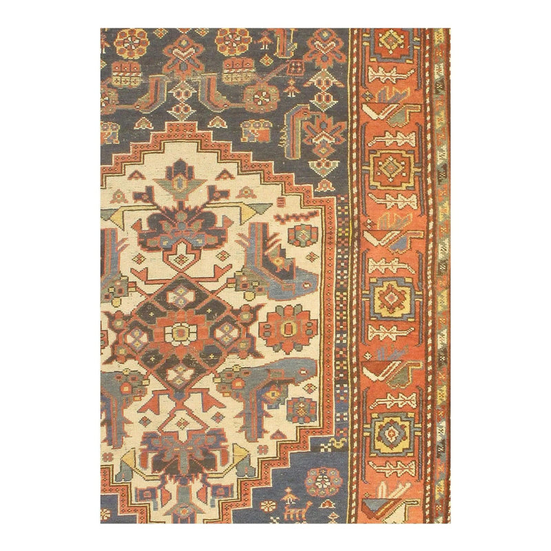 Oriental Area Rug in Navy Blue