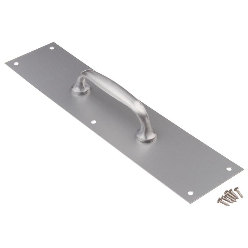 V1985 Pull Plate, Satin Aluminum