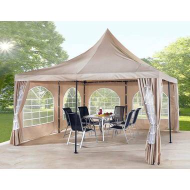 Palram Palermo Canopia By Palram Grey Fabric Screen for Gazebo & Reviews