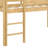 Twin Size Wooden Low Loft Bed With Included Ladder