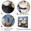 «Magnolia Blooming Elegant III» bleu et blanc sur toile-1514124881-1514124880