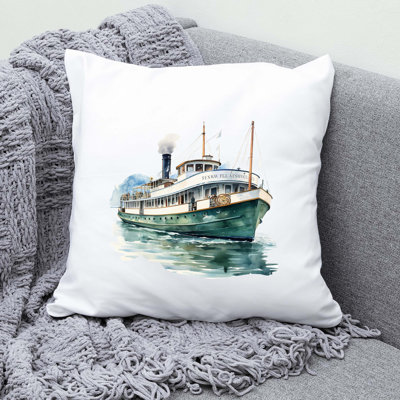 Nautical Sea Life_52 - Throw Pillow Insert Include Throw Pillow