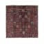 One-of-a-Kind Square 11'5" 1960s Area Rug in Navy Blue/Rust/Beige/Malibu