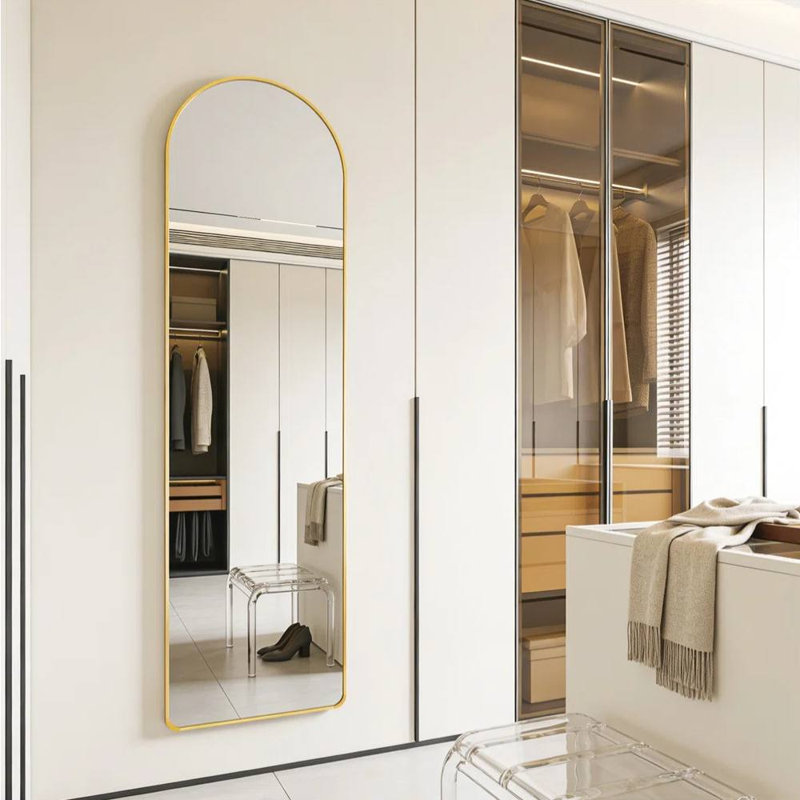Golden Arched Full Length Mirror