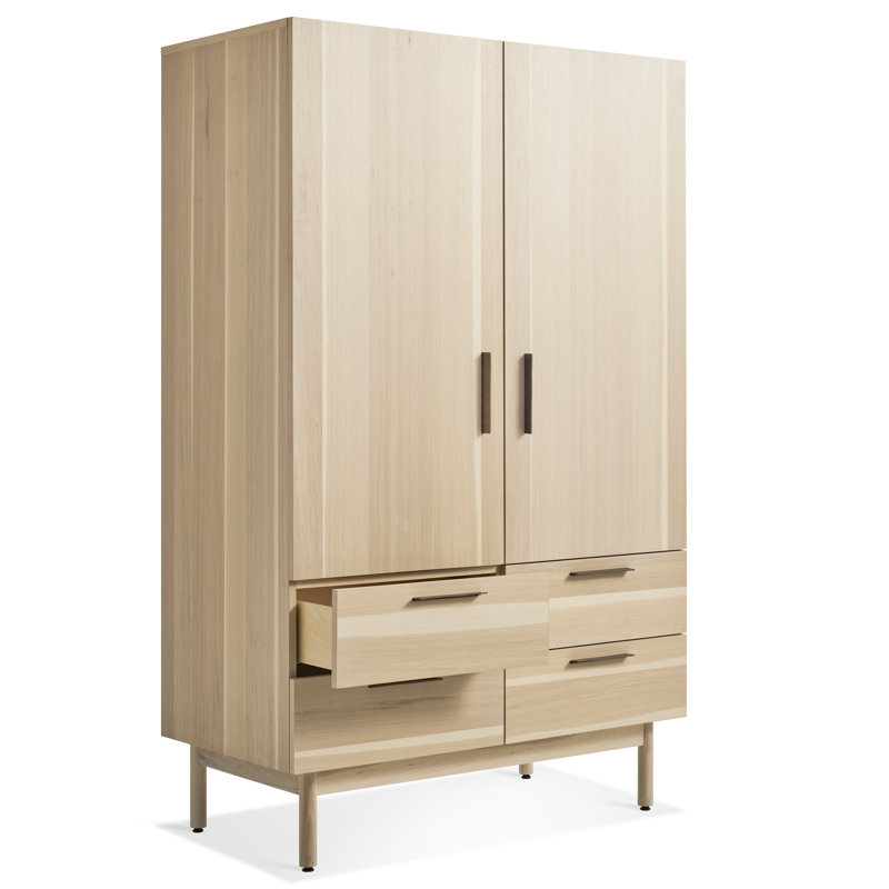 Shale 2 - Door Armoire, Hickory