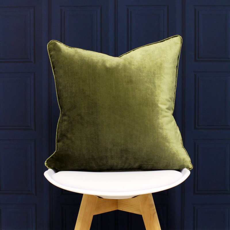Naperville Square Cushion, Olive, 55cm H x 55cm W x 4cm D