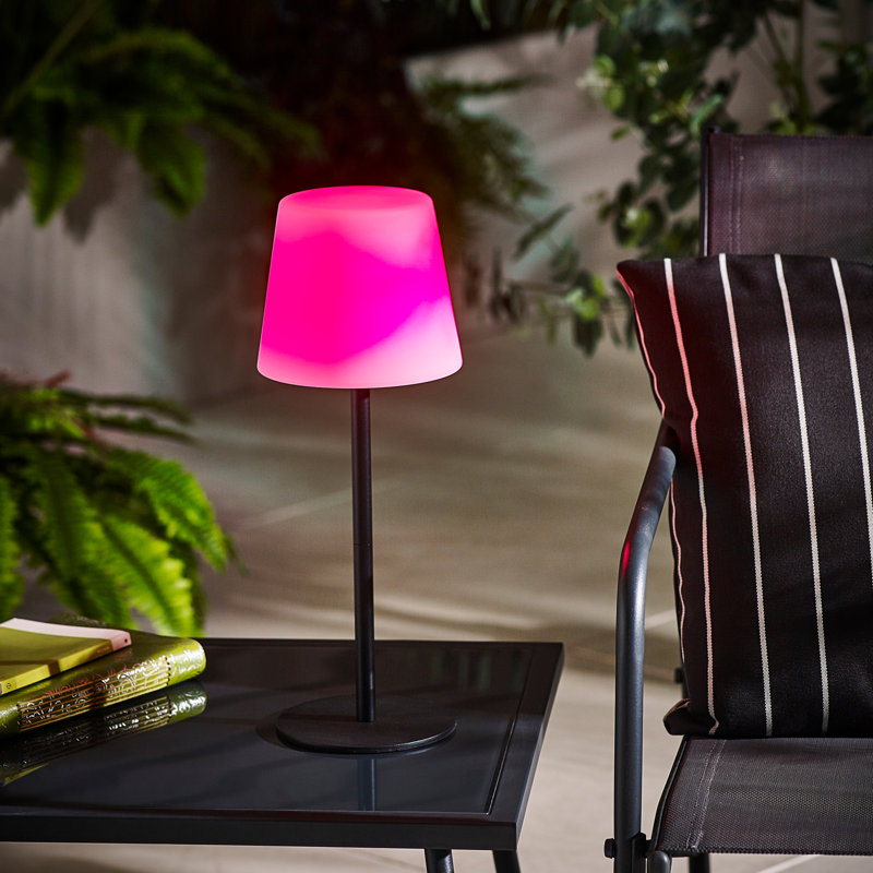 Lummus Black Outdoor Table Light