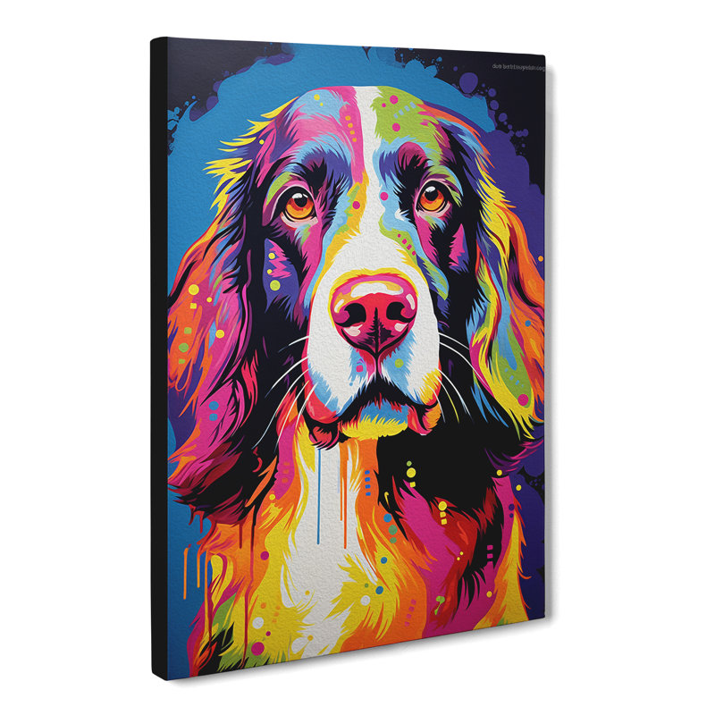 English Springer Spaniel Pop - Wrapped Canvas, 76cm H x 50cm W x 3cm D