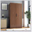 Armoire de cuisine sur pied 62,99 po avec portes et tablettes, idéale pour le rangement et l'organisation dans n'importe quelle pièce